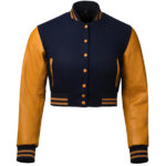 crop top varsity jacket