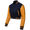 crop top varsity jacket