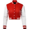 Crop Top Letterman Jacket​