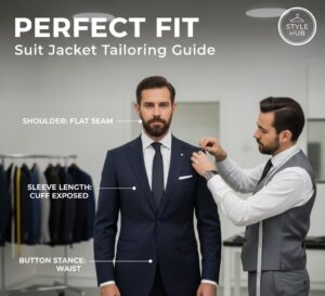 how should a suit jacket fit​