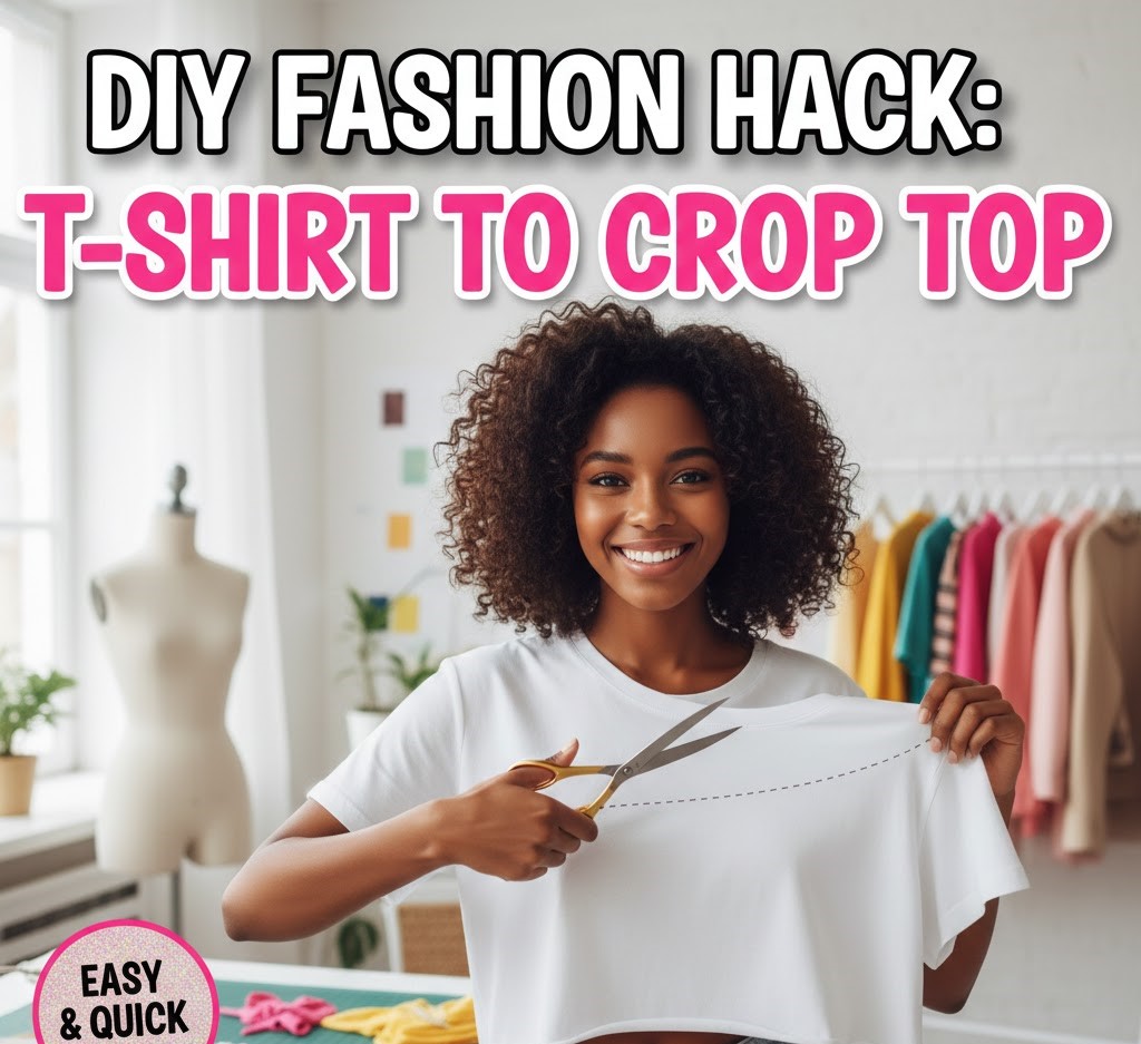 How To Cut A Shirt Into A Crop Top