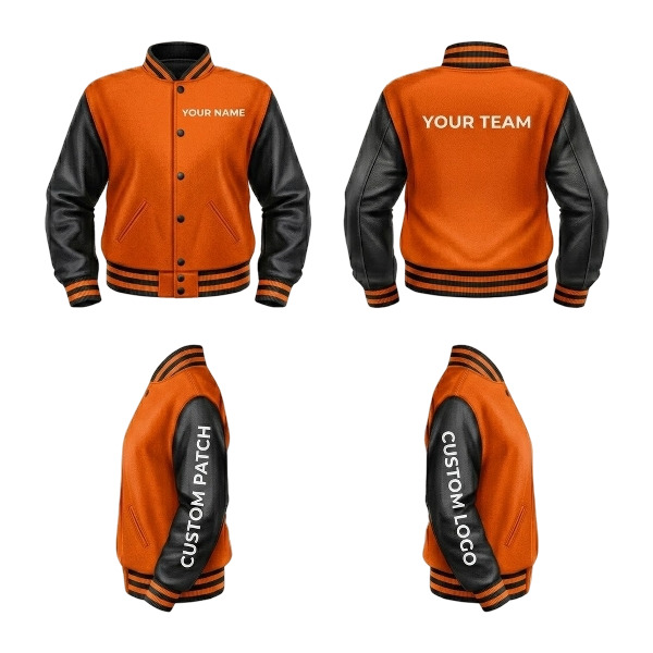 Leather Letterman Jacket Custom
