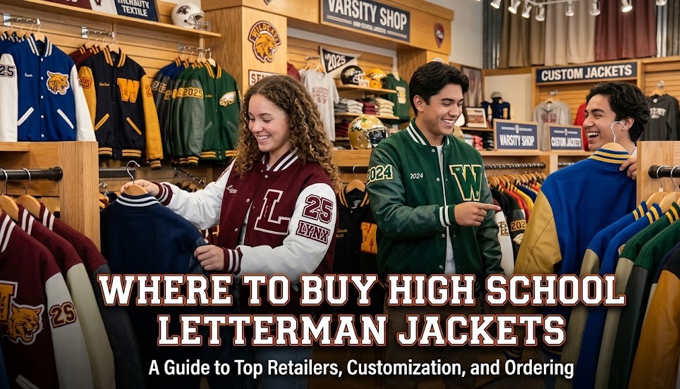 Where to buy high school letterman jackets