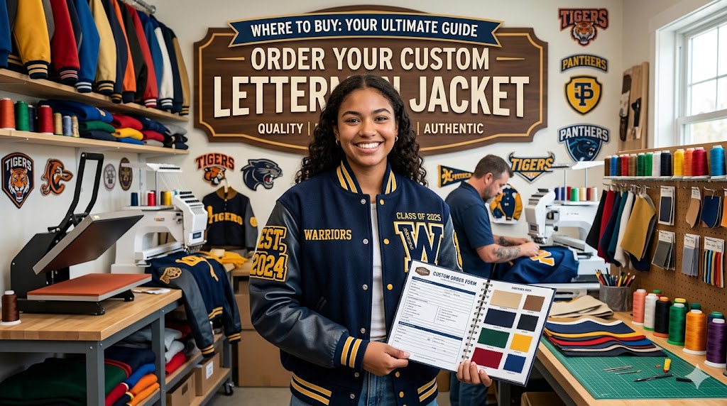 where to order a letterman jacket​