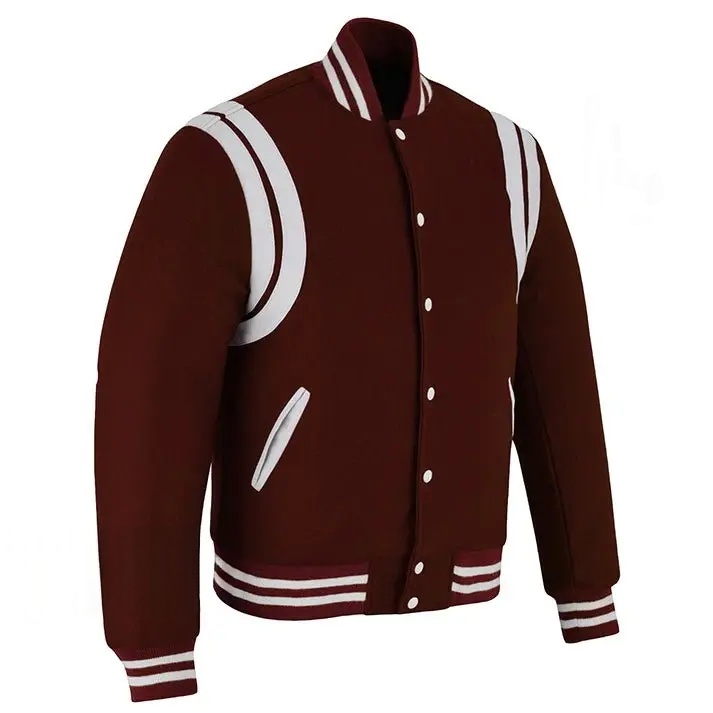 maroon teddy bomber jacket