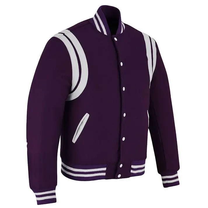 purple teddy bomber jacket