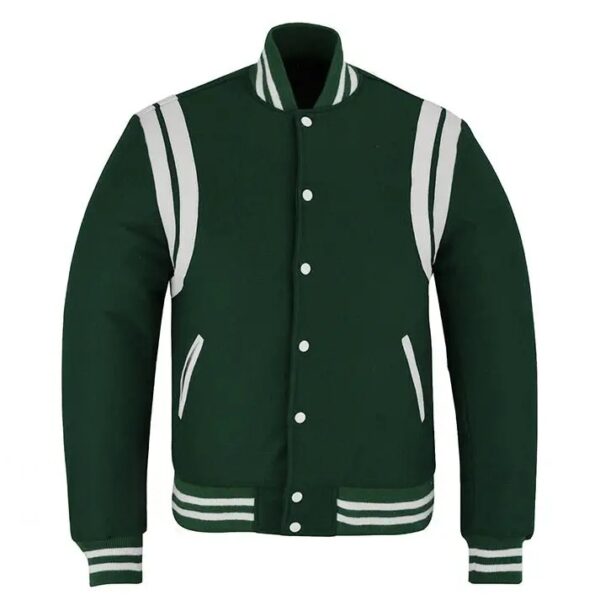 green teddy bomber jacket​