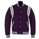 purple teddy bomber jacket​