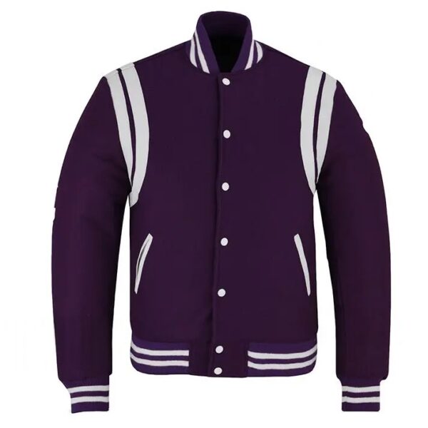 purple teddy bomber jacket​