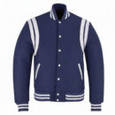 navy blue teddy bomber jacket​
