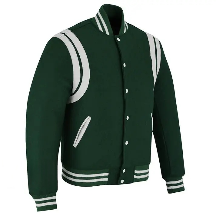green teddy bomber jacket