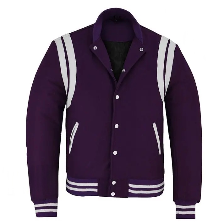 purple teddy bomber jacket