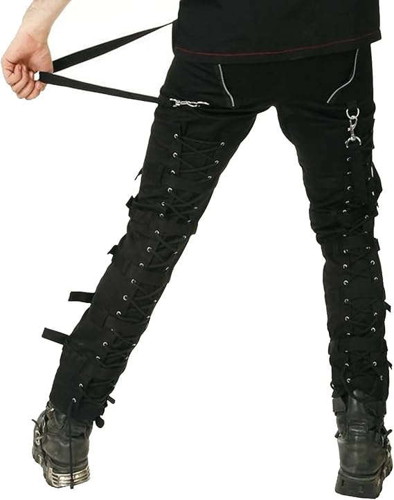 emo bandage pants