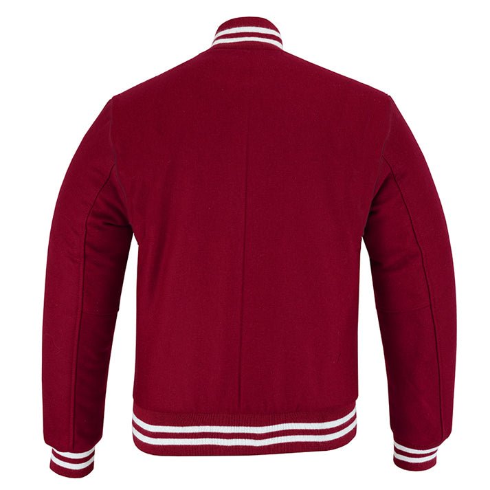 burgundy teddy jacket