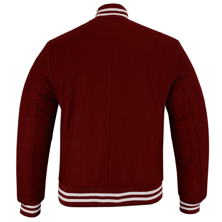 maroon teddy jacket