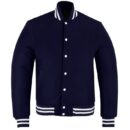 dark navy blue teddy jacket