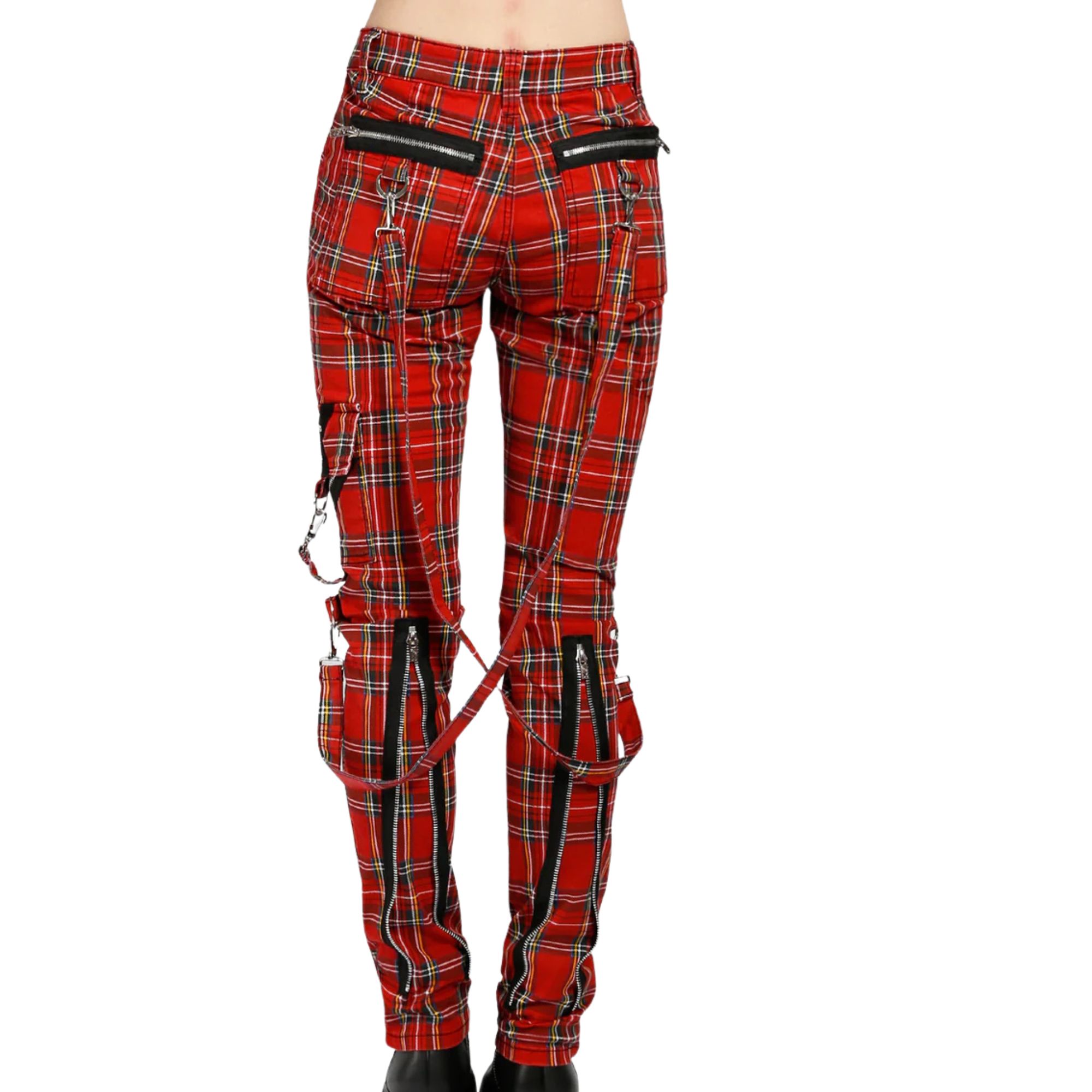 gothic plaid pants