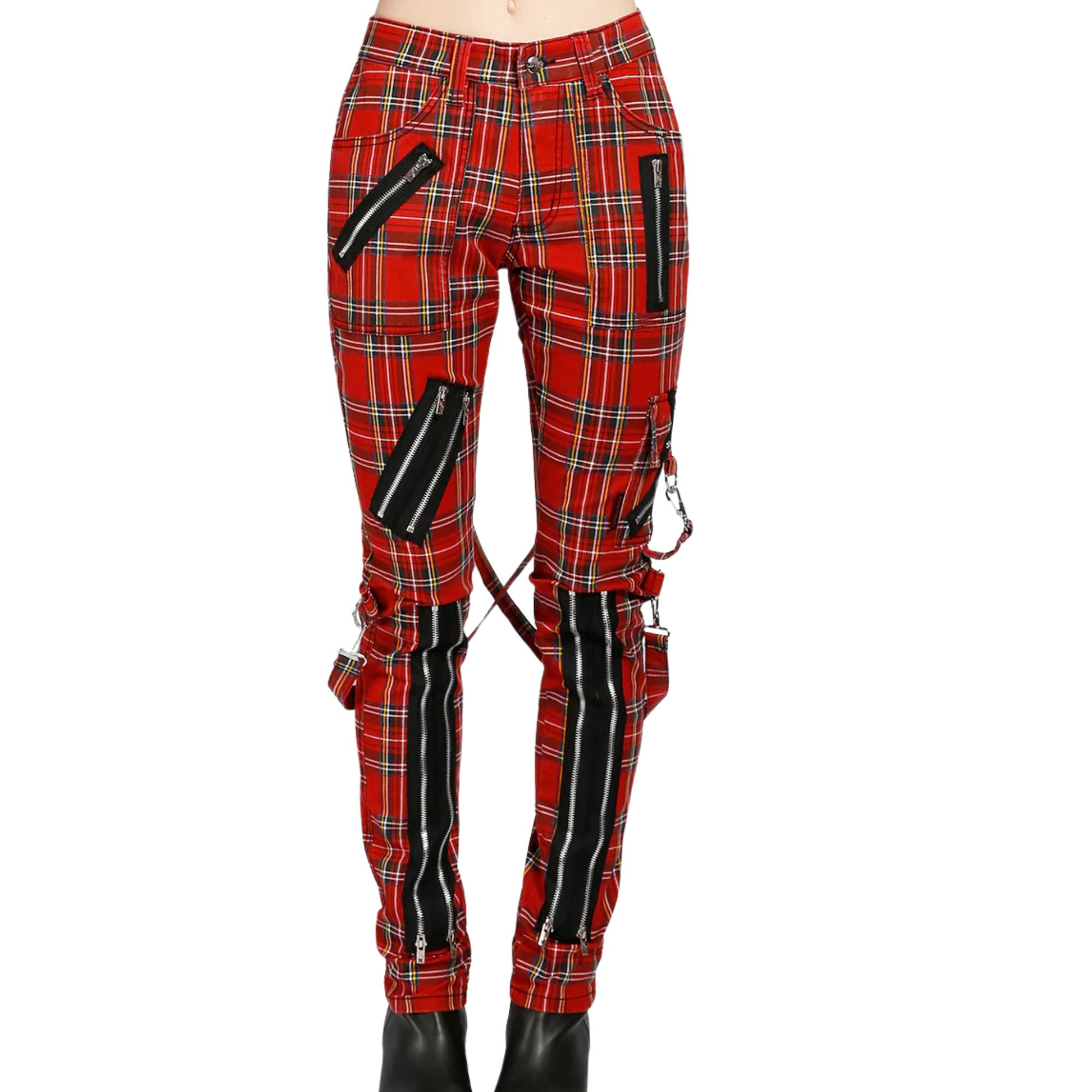 gothic plaid pants