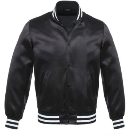 satin bomber jacket​