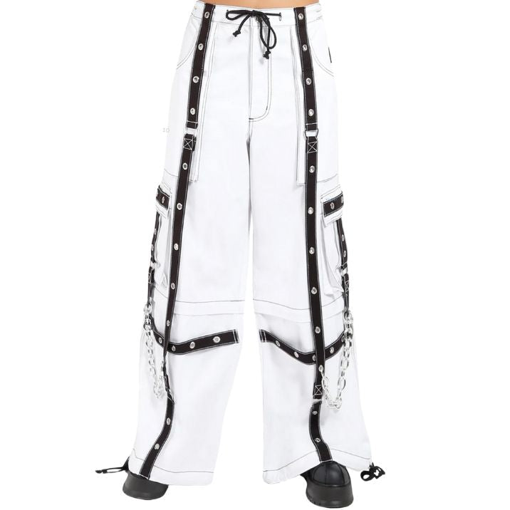 white gothic pants