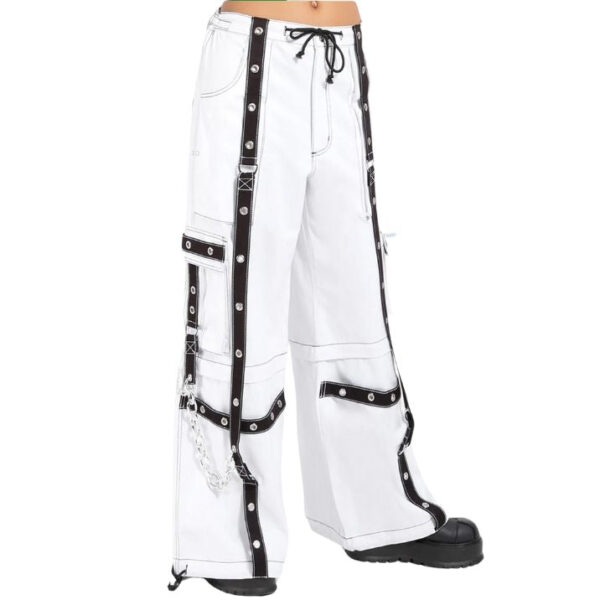 white gothic pants
