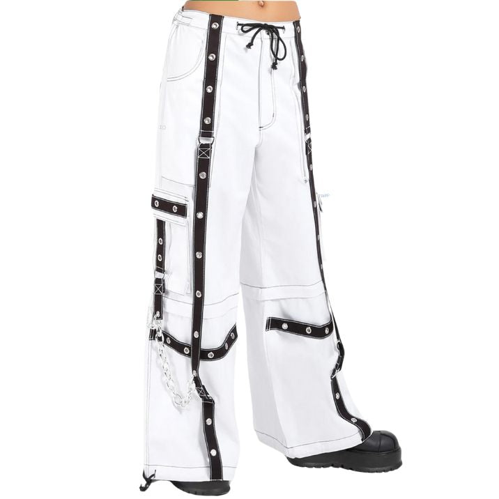 white gothic pants
