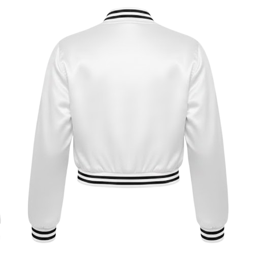 white satin crop top