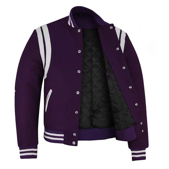 purple teddy bomber jacket