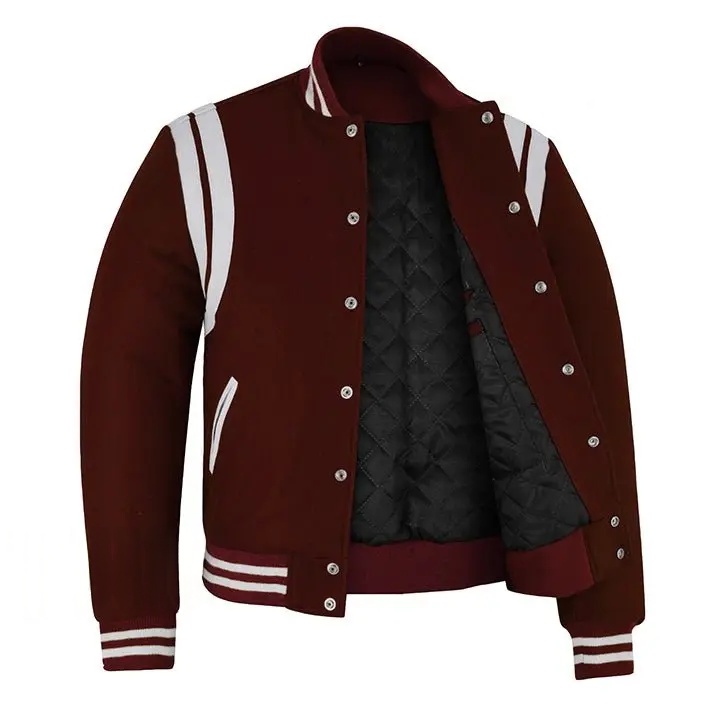 maroon teddy bomber jacket
