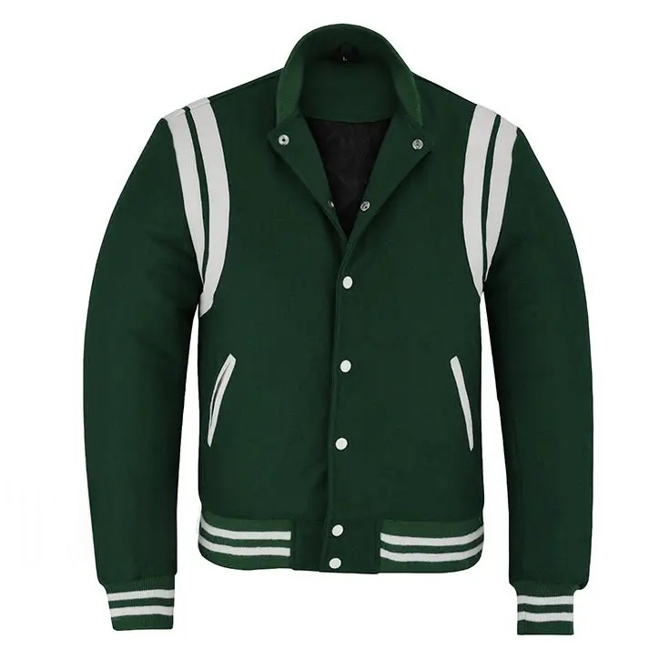 green teddy bomber jacket
