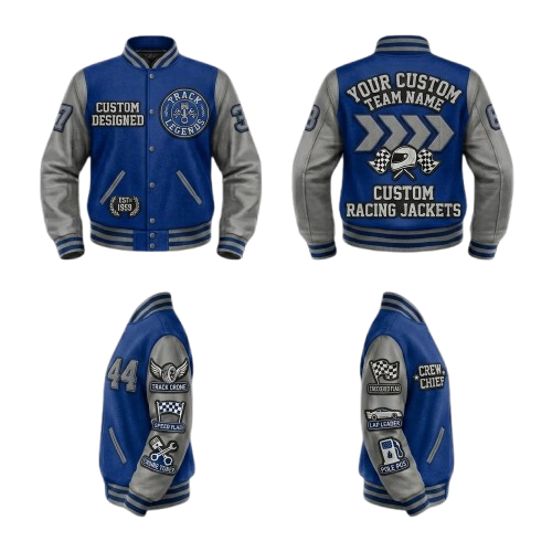 custom embroidered racing jacket​