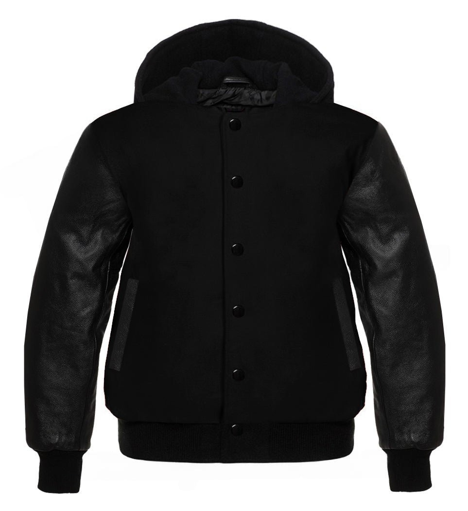 Letterman Jacket With Hood
