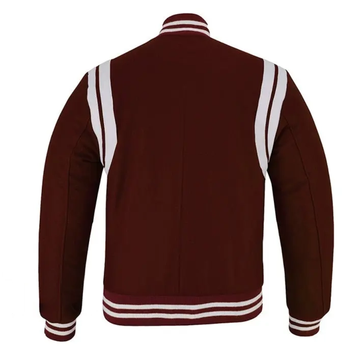 maroon teddy bomber jacket