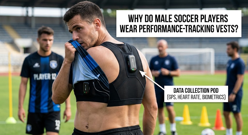 why do male soccer players wear sports bras
